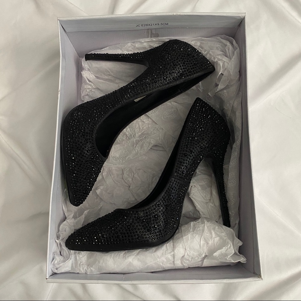 Steve Madden Black Diamond Lenona Heels
